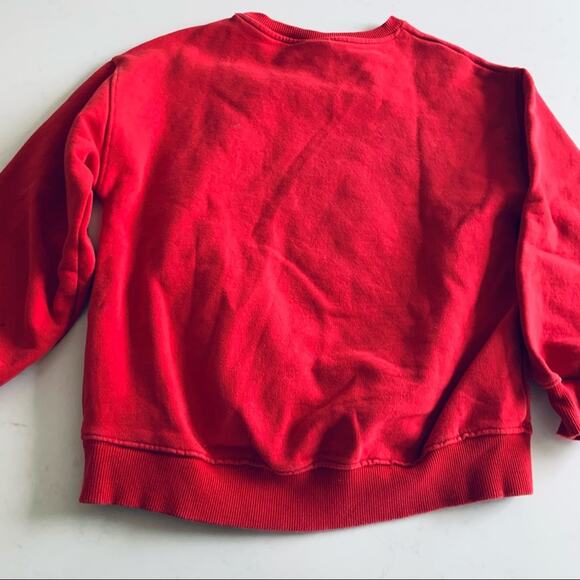 Zara Girls Red Bonita Fruit Sequin Sweatshirt - Size 11/12 - Picture 3 of 5